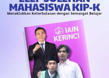 Rektor IAIN Kerinci: Elep Solehan Bukti Pendidikan Itu Inklusif