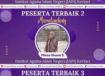 MAHASISWA FTIK IAIN KERINCI BORONG JUARA LOMBA MICROTEACHING TINGKAT NASIONAL