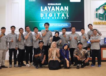 UPT Perpustakaan IAIN Kerinci Gelar Sosialisasi Aplikasi ScholarHub dan Layanan Perpustakaan Digital bagi Mahasiswa Baru