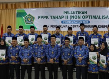 IAIN Kerinci Gelar Pelantikan PPPK Tahap II Formasi 2024 dan Pengukuhan Dewan Pengurus KORPRI