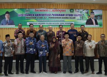 Asesmen Lapangan IAPS Prodi S2 PAI IAIN Kerinci, Rektor: Momentum Penguatan Mutu dan Pembukaan Prodi Baru