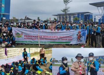 Kegiatan Bakti Fisik PWN-PTK 2021 Palembang