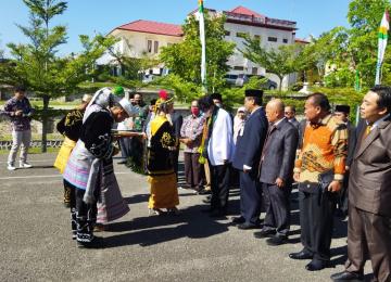 IAIN Kerinci Samput Kepala PBIP pada Seminar Nasional Ideologi Pancasila 2022