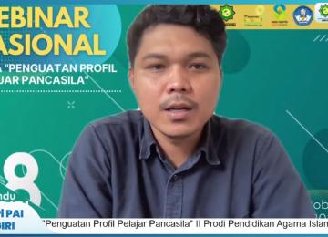 Webinar Penguatan Pelajar Pancasila PAI dan UNUGIRI