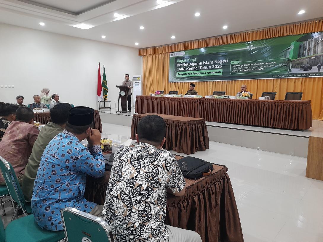 Rapat Kerja 2026 Resmi Ditutup, IAIN Kerinci Sepakati Penguatan Program dan Anggaran Berbasis Kinerja