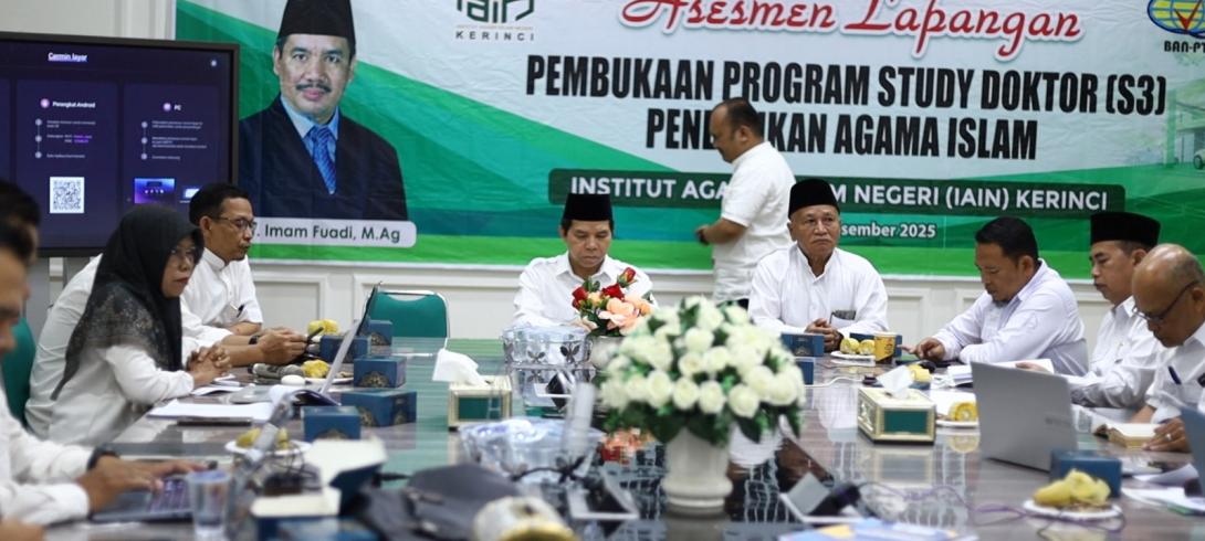 IAIN Kerinci Gelar Asesmen Lapangan Pembukaan Program Studi Doktoral (S3)