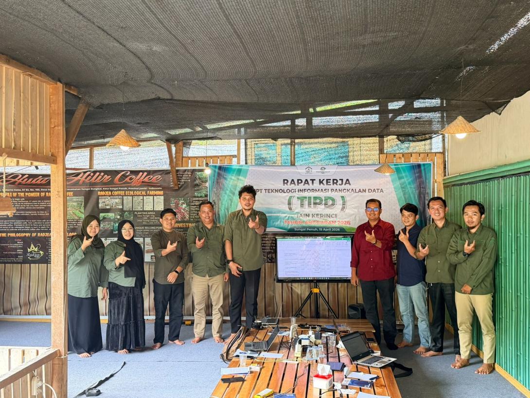 TIPD IAIN Kerinci Pacu Transformasi Digital Lewat Raker 2026