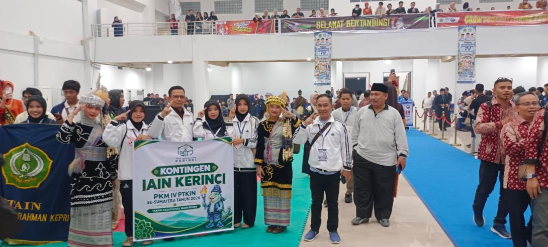Kontingen IAIN Kerinci Raih Prestasi pada Tujuh Cabang PKM IV PTKIN Se-Sumatera 2026