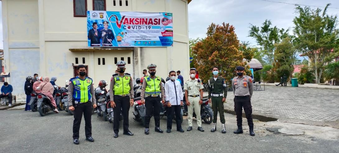 Kegiatan vaksinasi Covid-19 Bersama Polres Kerinci