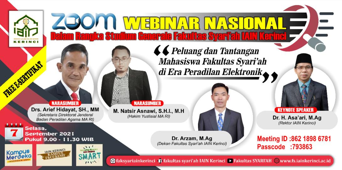 Banner Kuliah Umum daring Faksyar 2021