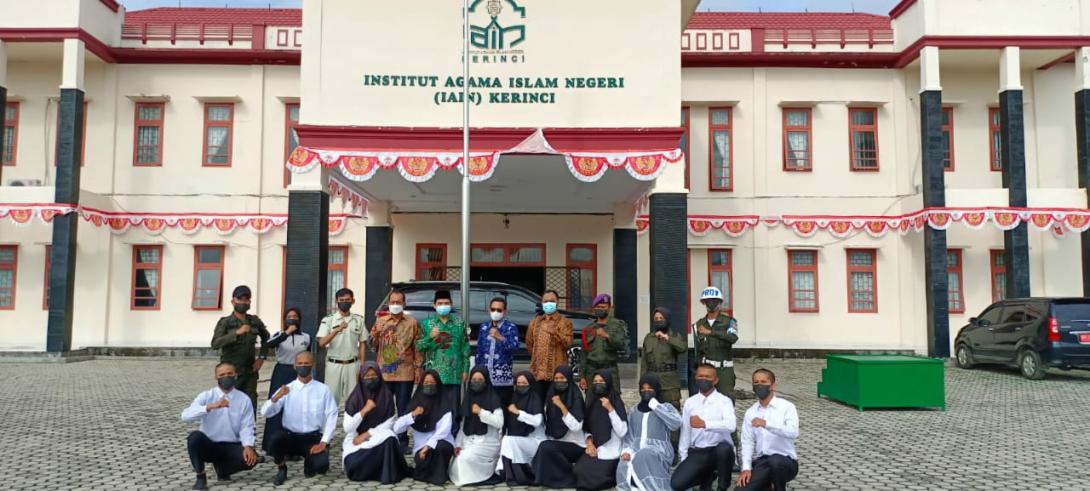 Pembukaan Pradiklatmmil Menwa IAIN Kerinci th.2021