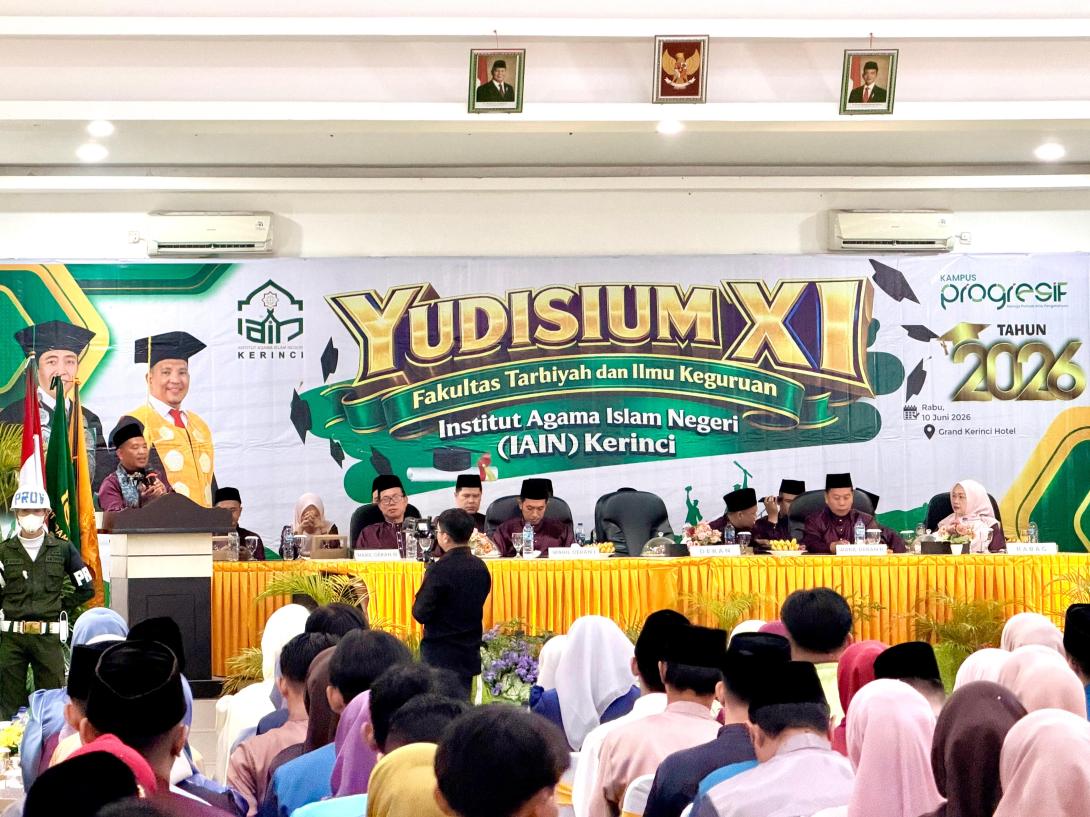 FTIK IAIN Kerinci Gelar Yudisium XI, Lulusan Didorong Menjadi Pendidik Adaptif dan Berdaya Saing